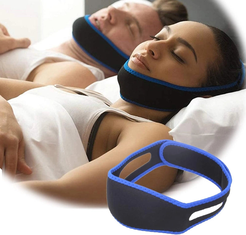 Sangle mentonnière Anti Ronflement, Aide Sommeil