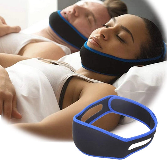 Sangle mentonnière Anti Ronflement, Aide Sommeil